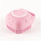 Silicone Pet Bath Massage Brush – Dog & Cat Grooming Tool