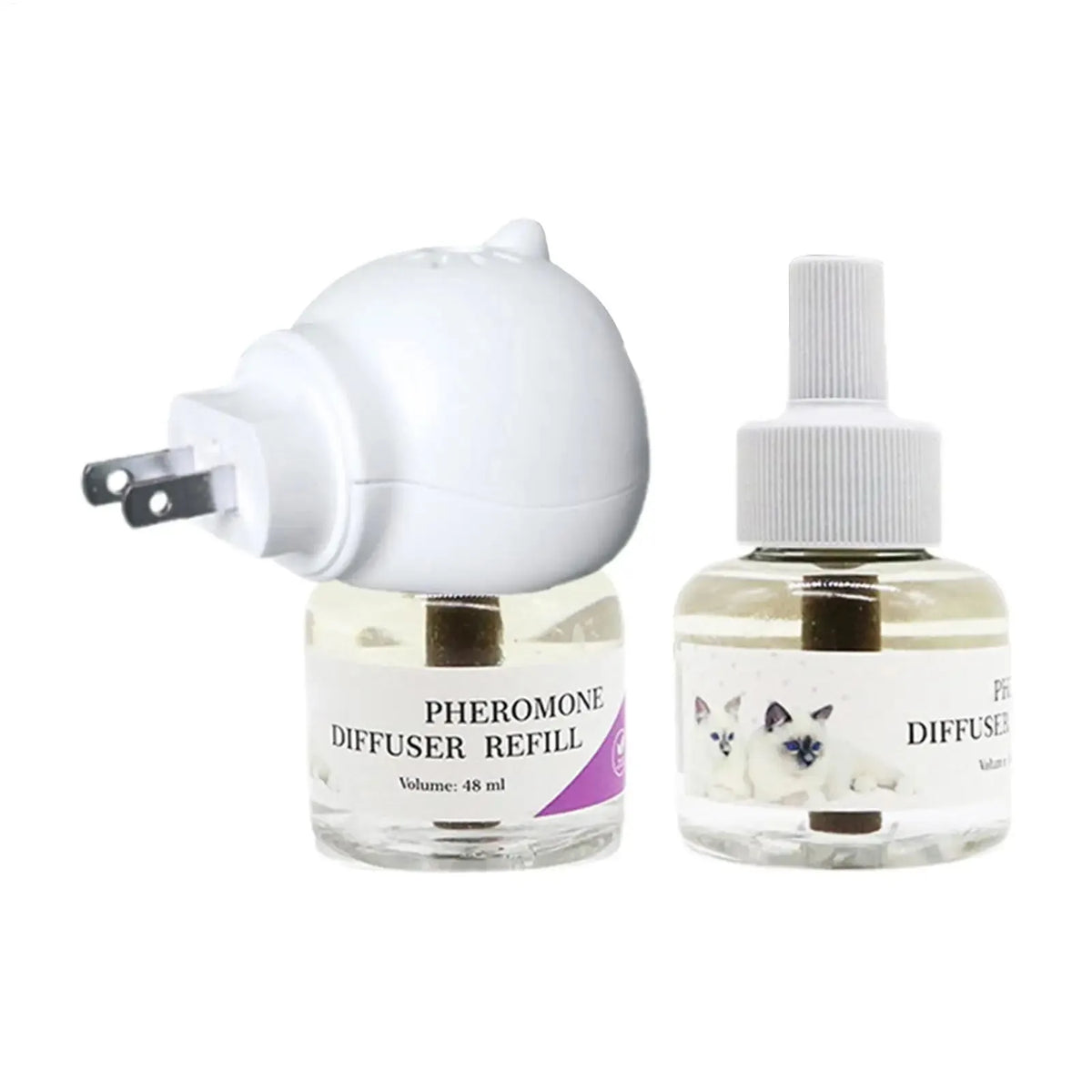Cat Calming Pheromone Diffuser – Stress Relief Plug-In for Cats