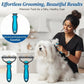 2-in-1 Pet Deshedding Brush for Dogs & Cats | Self-Cleaning Grooming Comb