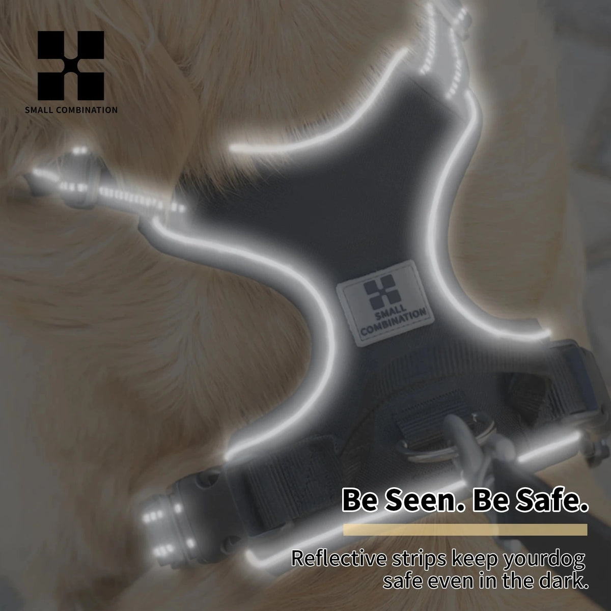 No Pull Dog Harness – Reflective Adjustable Chest Vest