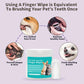 Pet's World Disposable Pet Finger Toothbrush – Dog & Cat Dental Wipes