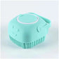 Silicone Pet Bath Massage Brush – Dog & Cat Grooming Tool