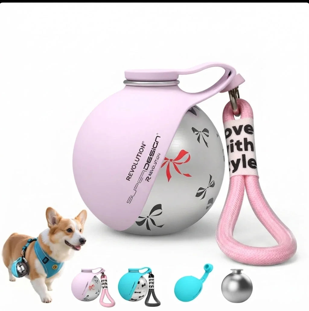 Portable Stainless Steel Dog Water Bottle