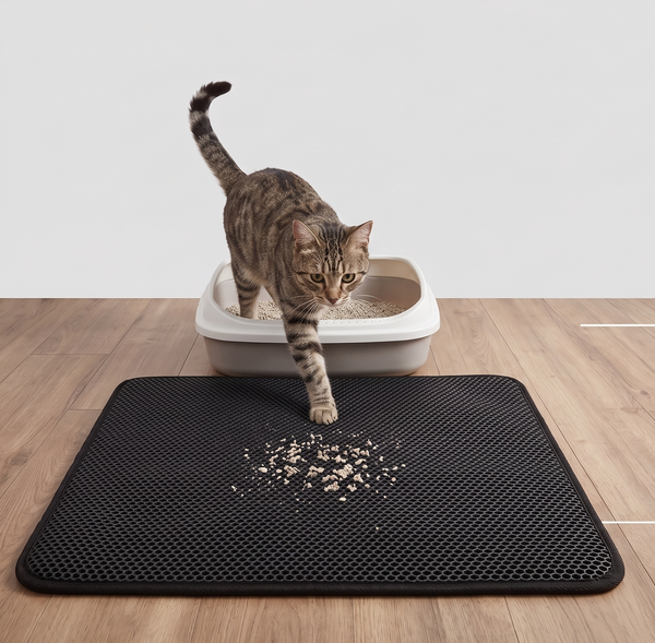 Pet's World Easy Clean EVA Cat Litter Mat – Waterproof & Non-Slip