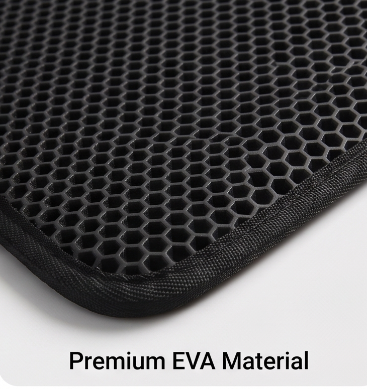 Pet's World Easy Clean EVA Cat Litter Mat – Waterproof & Non-Slip